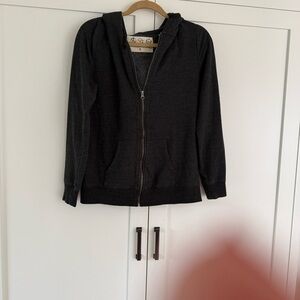 Threads 4 Thought Dark Gray Zip-Up